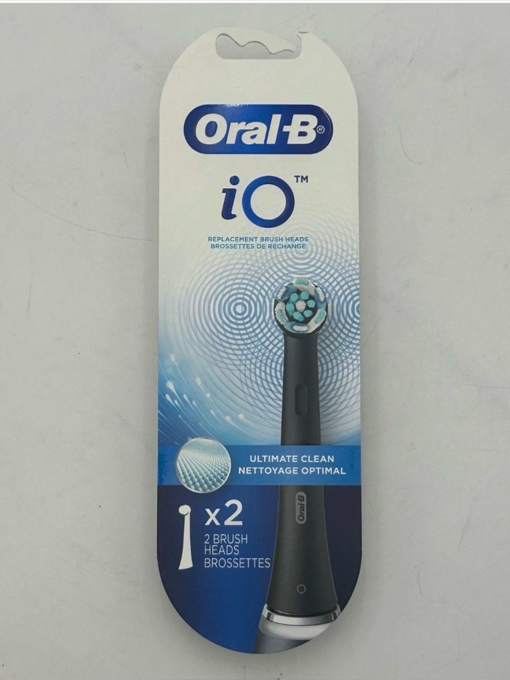 Brand New & Sealed - Oral B iO Ultimate Clean Replacement Brush Heads - 2 Count
